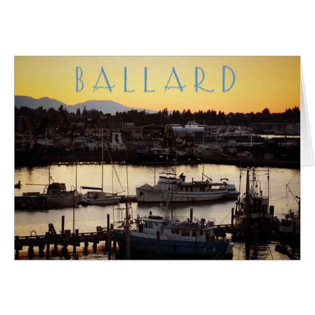 Ballard Boats Hälsningskort (Framsidan Horizontal)