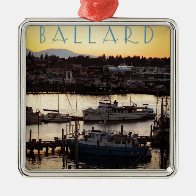 Ballard Boats Julgransprydnad Metall (Framsidan)