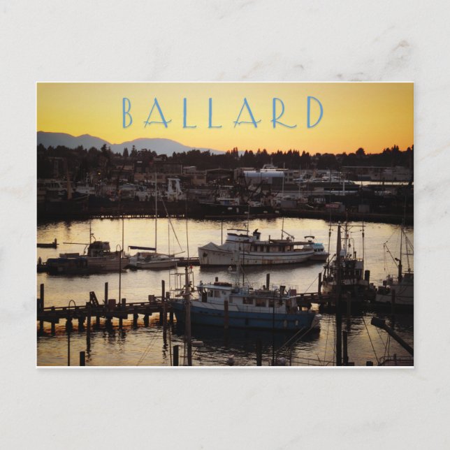 Ballard Boats Vykort (Framsida)