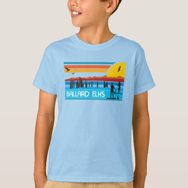 Ballard Elks Sunset T Shirt (Framsida)