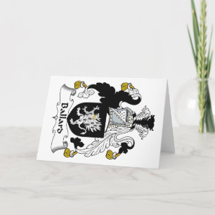 Ballard Family Crest Kort