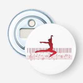 Balldankerska på tangentbord flasköppnare