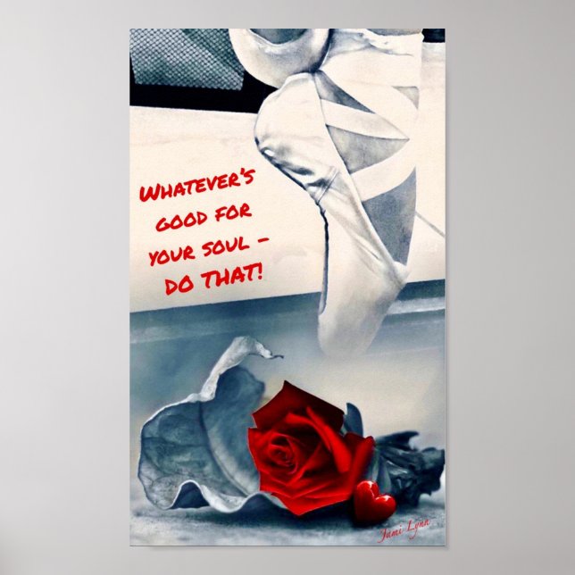 Ballddans poster Motiverande poster (Framsidan)