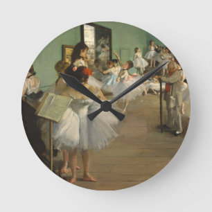 Ballddansare i Degas-dansklass Rund Klocka