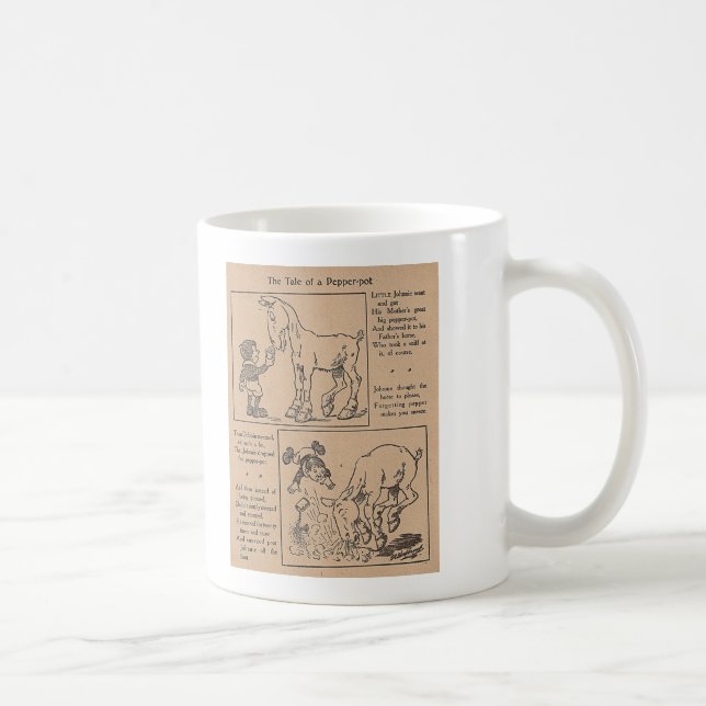 Ballen på en peper-pot kaffemugg (Höger)