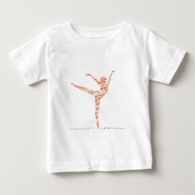 Ballens moderna dansare t-shirt (Framsida)