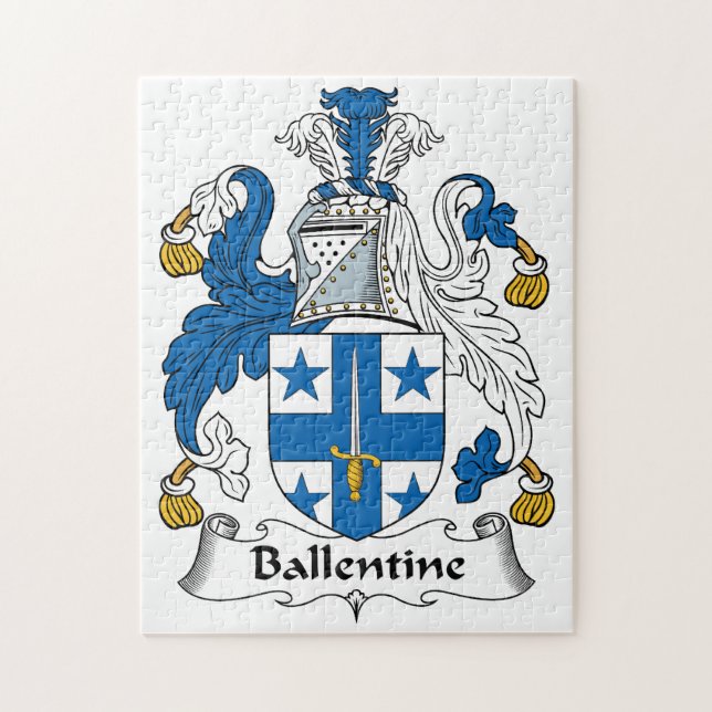 Ballentine familjvapensköld pussel (Vertikal)