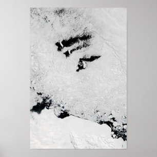 Balleny öar, nära Antarktis Poster