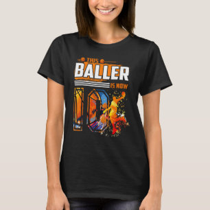 Baller är nu 10 Coolors Basketball 10:e födelsedag T Shirt