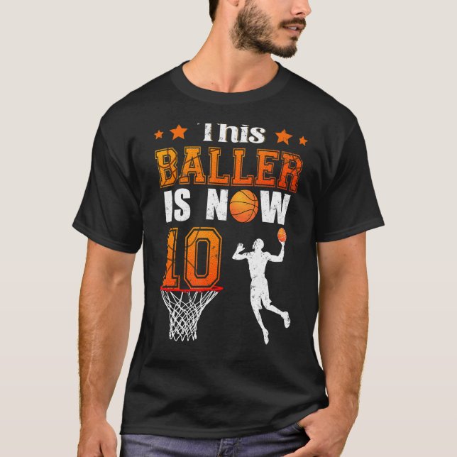 Baller är nu 10-dagars baskettema Bd T Shirt (Framsida)