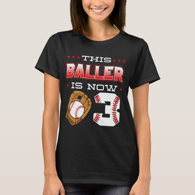 Baller är nu 3 baskiska-Temapartyet T Shirt (Framsida)