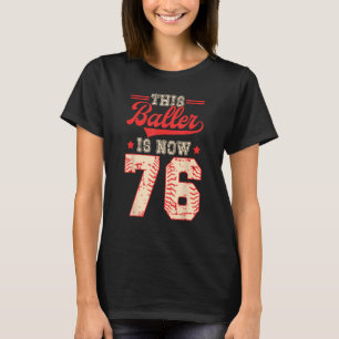 Baller är nu 76 Baseball Knuckleballer-hem T Shirt