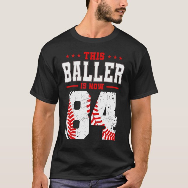 Baller är nu 84-dagars basketdag t shirt (Framsida)