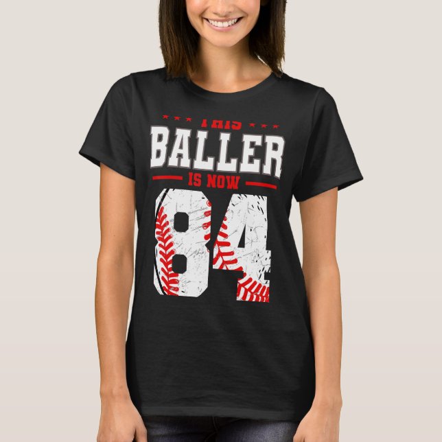 Baller är nu 84-dagars basketdag t shirt (Framsida)