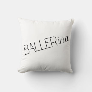"Baller" Ballerina Dekorativ kudde