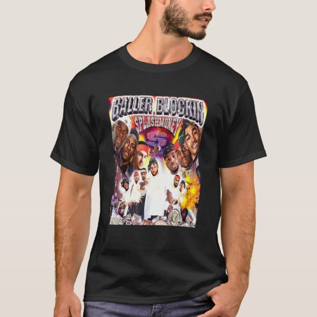 Baller Blockin Stänk Money Records Presenter 1 T Shirt (Framsida)