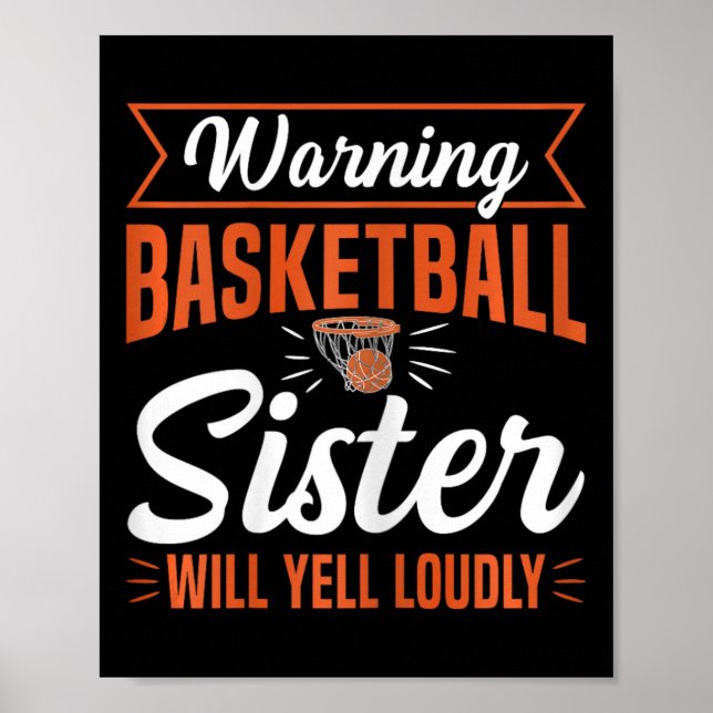 Baller Family Basketball-offert för en basketboll  Poster (Framsidan)