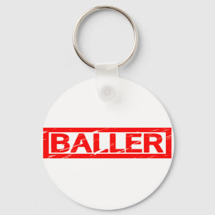 Baller Frimärke Nyckelring
