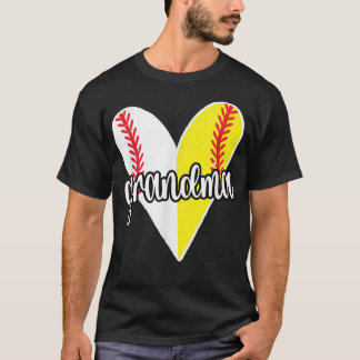 Baller Grandma Proud Softball Baseball Player Gra T Shirt