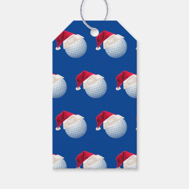 Baller jul Golf Santa Sports Presentetikett (Framsidan)