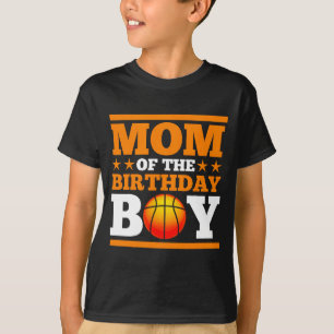 Baller Mamma Basketmamma För Födelsedags Pojken T Shirt