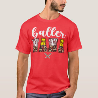 Baller Nana Baseball Softball Nana Grandma  T Shirt
