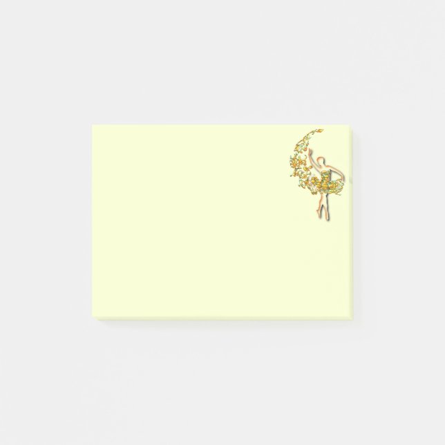 Ballerina 04 post-it block (Framsida)
