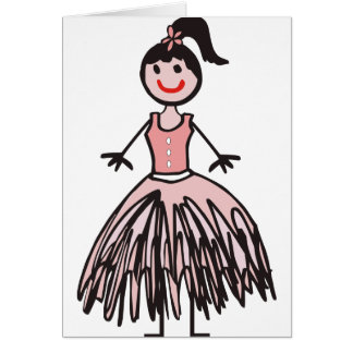 ballerina 1 hälsningskort