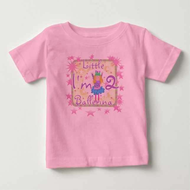 Ballerina 2:a födelsedagen tee (Framsida)