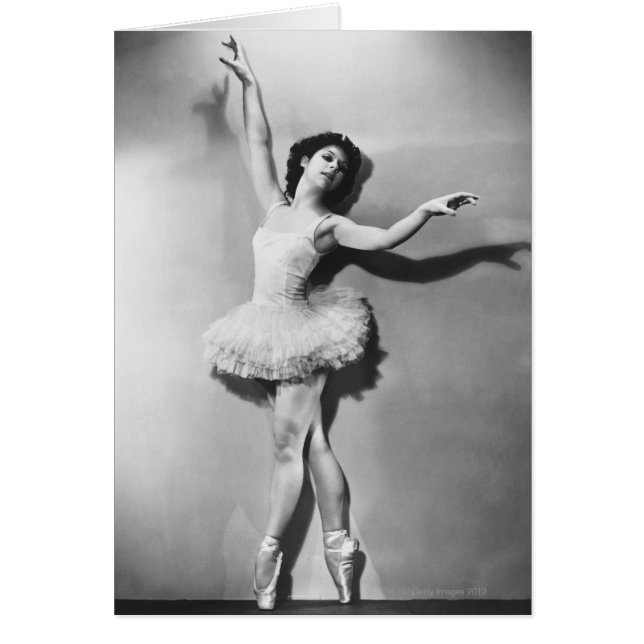 Ballerina 2 hälsningskort (Framsidan)