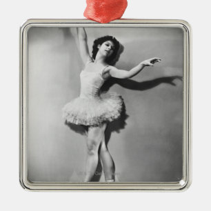 Ballerina 2 julgransprydnad metall