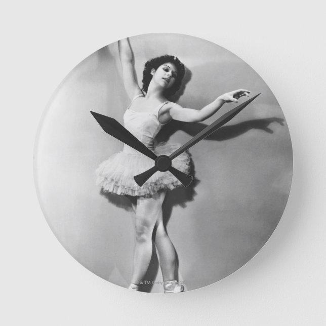 Ballerina 2 rund klocka (Framsida)