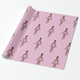 Ballerina 30 tum x 6 fot Glossy Wrapping Papper #1 Presentpapper