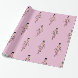 Ballerina 30 tum x 6 fot Glossy Wrapping Papper #2 Presentpapper
