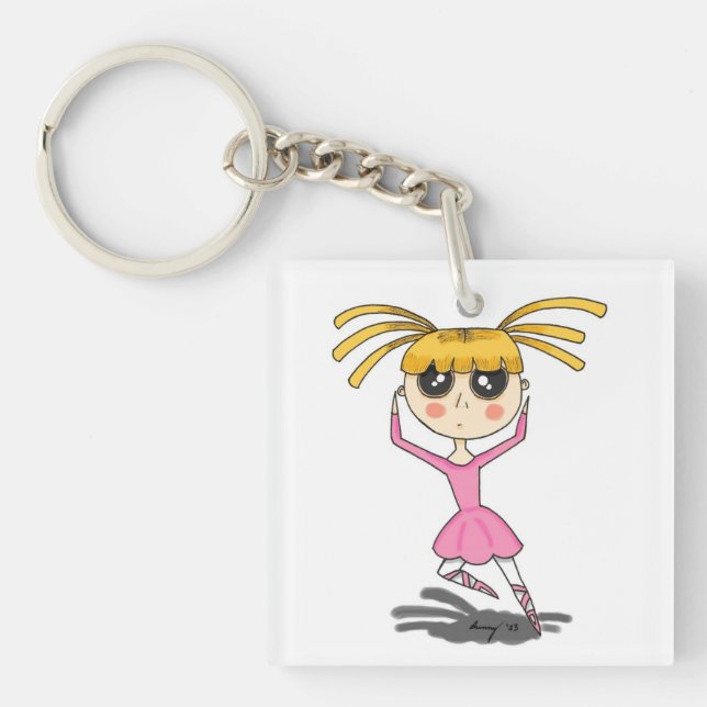 Ballerina Acrylic Keychain (Framsidan)