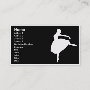 ballerina-Affärskort - Visitkort