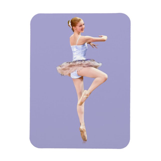 Ballerina Anpassade Magnet (Vertikal)