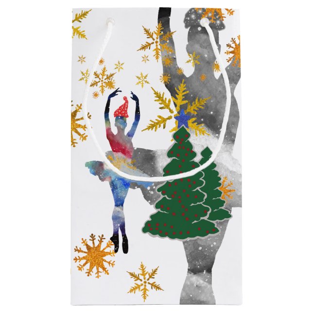 Ballerina Anpassningsbar Gift-säck - liten, glatt (Baksidan)