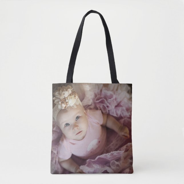 Ballerina Baby Canvas Tote Tygkasse (Framsida)