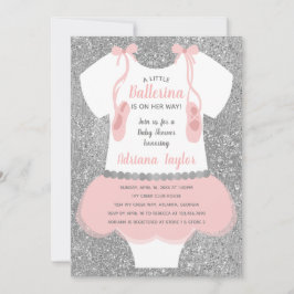 Ballerina Baby Shower-inbjudan Inbjudningar