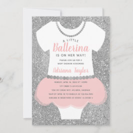 Ballerina Baby Shower-inbjudan Inbjudningar