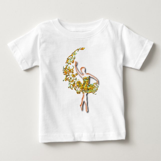 Ballerina Baby T-Shirt (Framsida)