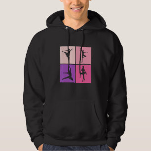 Ballerina balettdansare balettskor snürskor hoodie