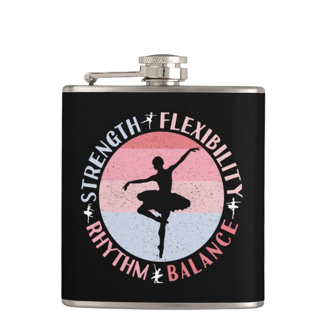 Ballerina balettdansare - Mentalitet Värderingar Fickplunta (Framsidan)