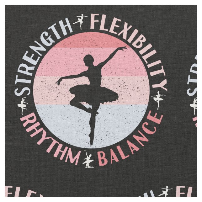 Ballerina balettdansare - Tankeformer Värderingar Tyg (Närbild)