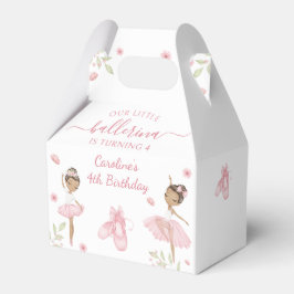 Ballerina Ballet Birthday Favoritbox Presentaskar