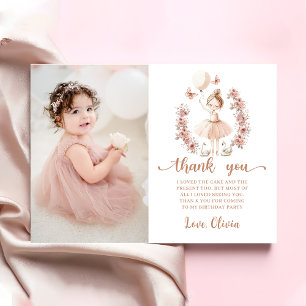 Ballerina Ballet Birthday Photo - tackkort Tack Kort