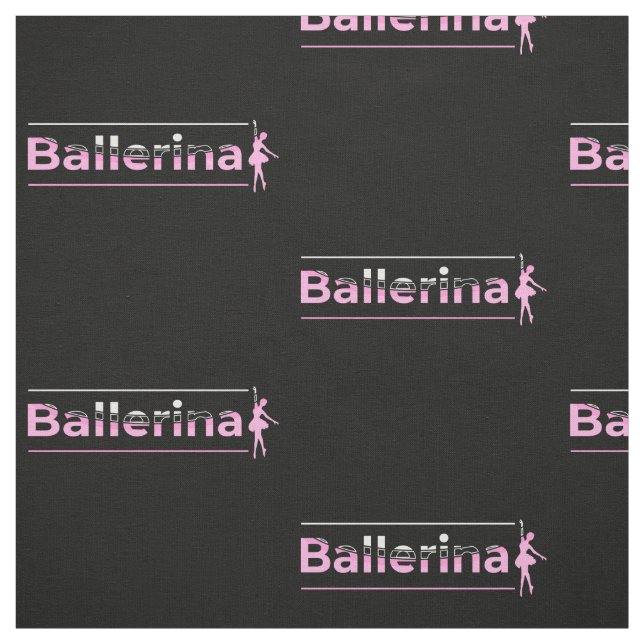 Ballerina - Ballet Dancer Arch Minimalist Art Tyg (Provkarta)
