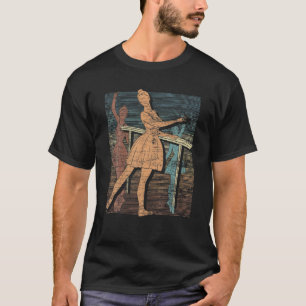 Ballerina Ballet Dancer Ballet Dancing Retro Balle T Shirt