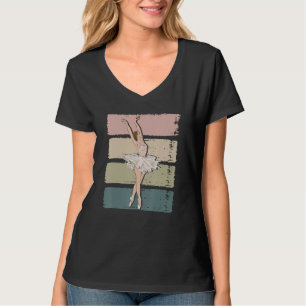 Ballerina Ballet Dancer Ballet Dancing Retro Balle T Shirt